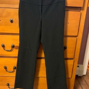 Ann Taylor signature black dress slacks, size 0 petite